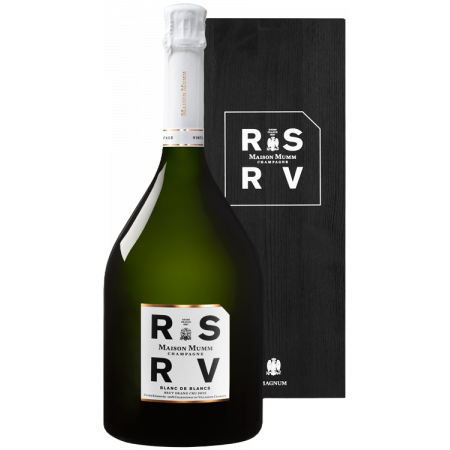 CHAMPAGNE MUMM - CUVEE RSRV GRAND CRU - BLANC DE BLANCS 2012 - MAGNUM - CAISSE BOIS